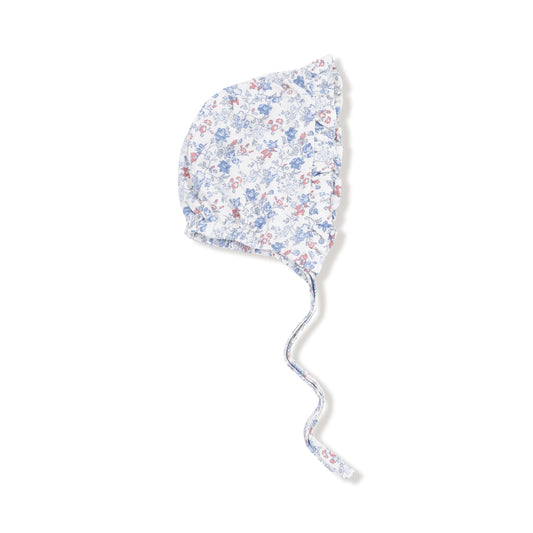 Ruffle Bonnet For Baby Soft Bamboo Viscose Knitwear Angel Dear Everetts Place: Online Boutique