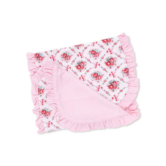 Ruffle Burp Cloth Baby Soft Bamboo Viscose Large 22 Inches Angel Dear Everetts Place: Online Boutique