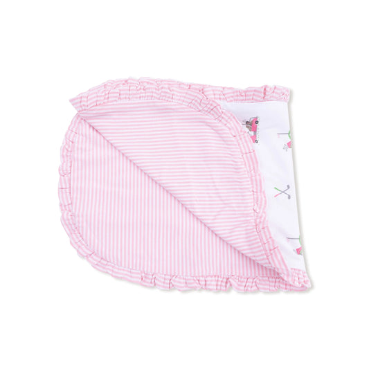 Ruffle Burp Cloth Soft Bamboo Viscose by Angel Dear Angel Dear Everetts Place: Online Boutique