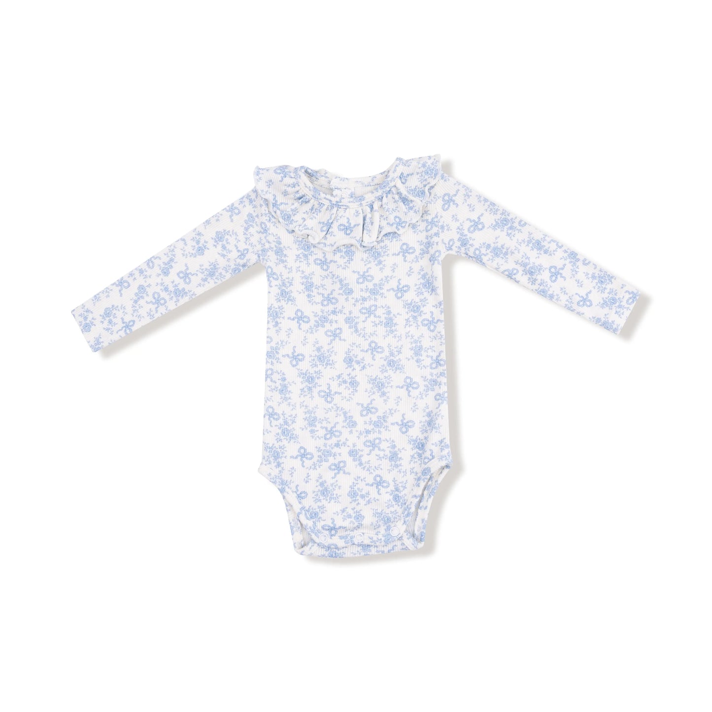 Ruffle Collar Bubble Romper Cozy Fall and Winter Wear Angel Dear Everetts Place: Online Boutique