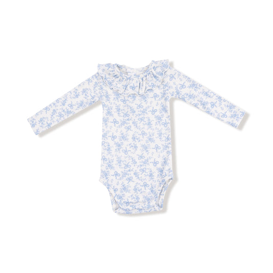 Ruffle Collar Bubble Romper Cozy Fall and Winter Wear Angel Dear Everetts Place: Online Boutique