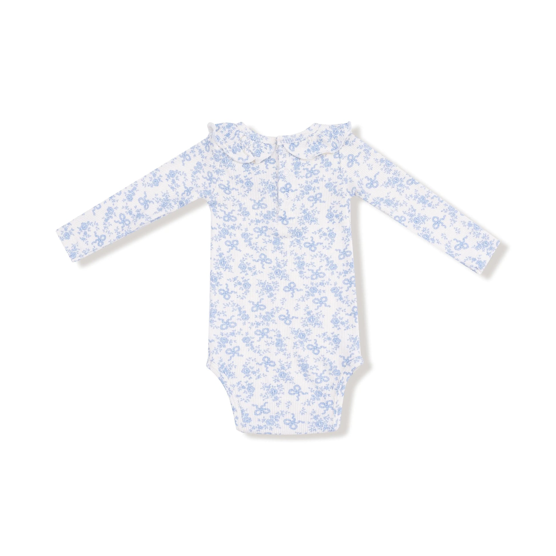 Ruffle Collar Bubble Romper Cozy Fall and Winter Wear Angel Dear Everetts Place: Online Boutique