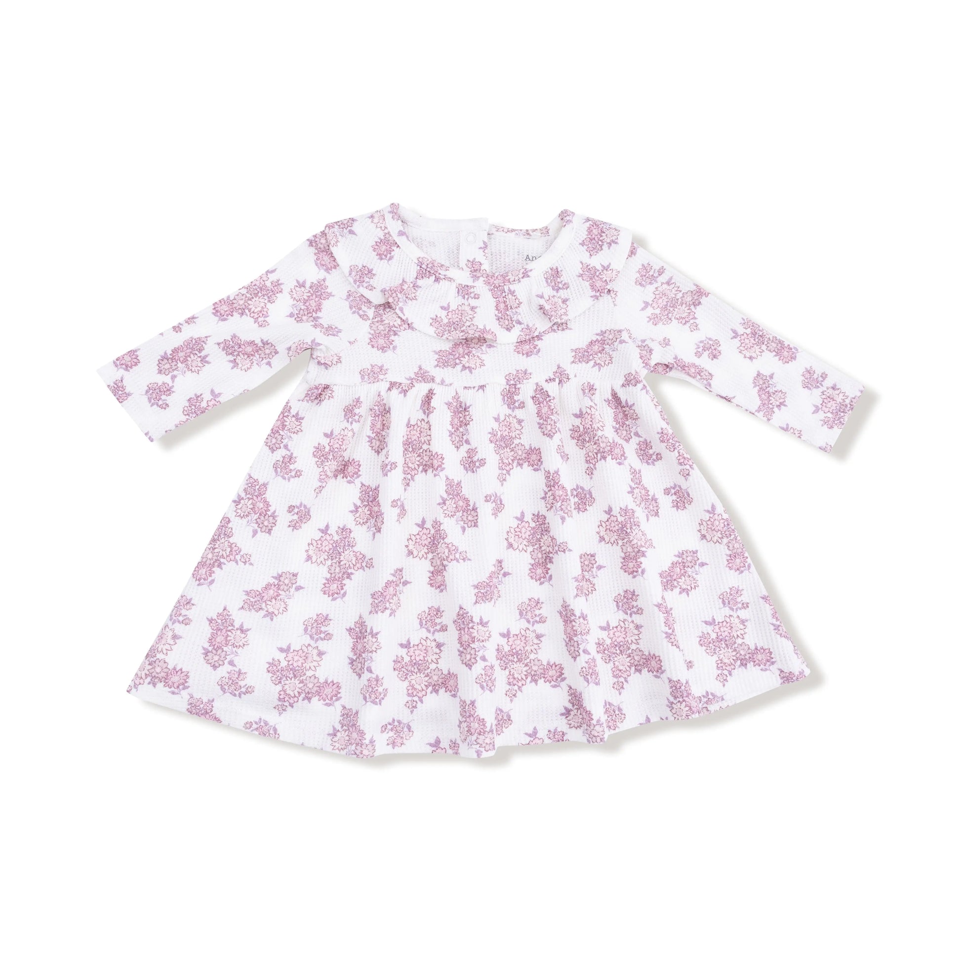 Ruffle Collar Waffle Knit Dress With Bloomer Set for Baby Angel Dear Everetts Place: Online Boutique