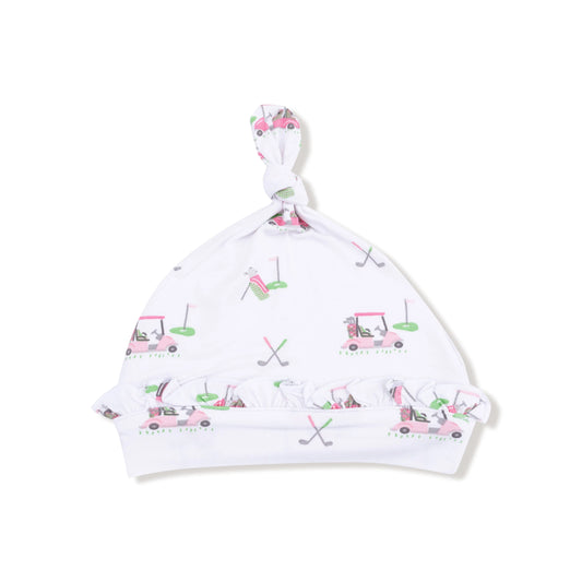 Ruffle Knotted Baby Hat With Delicate Trim Viscose Bamboo Angel Dear Everetts Place: Online Boutique