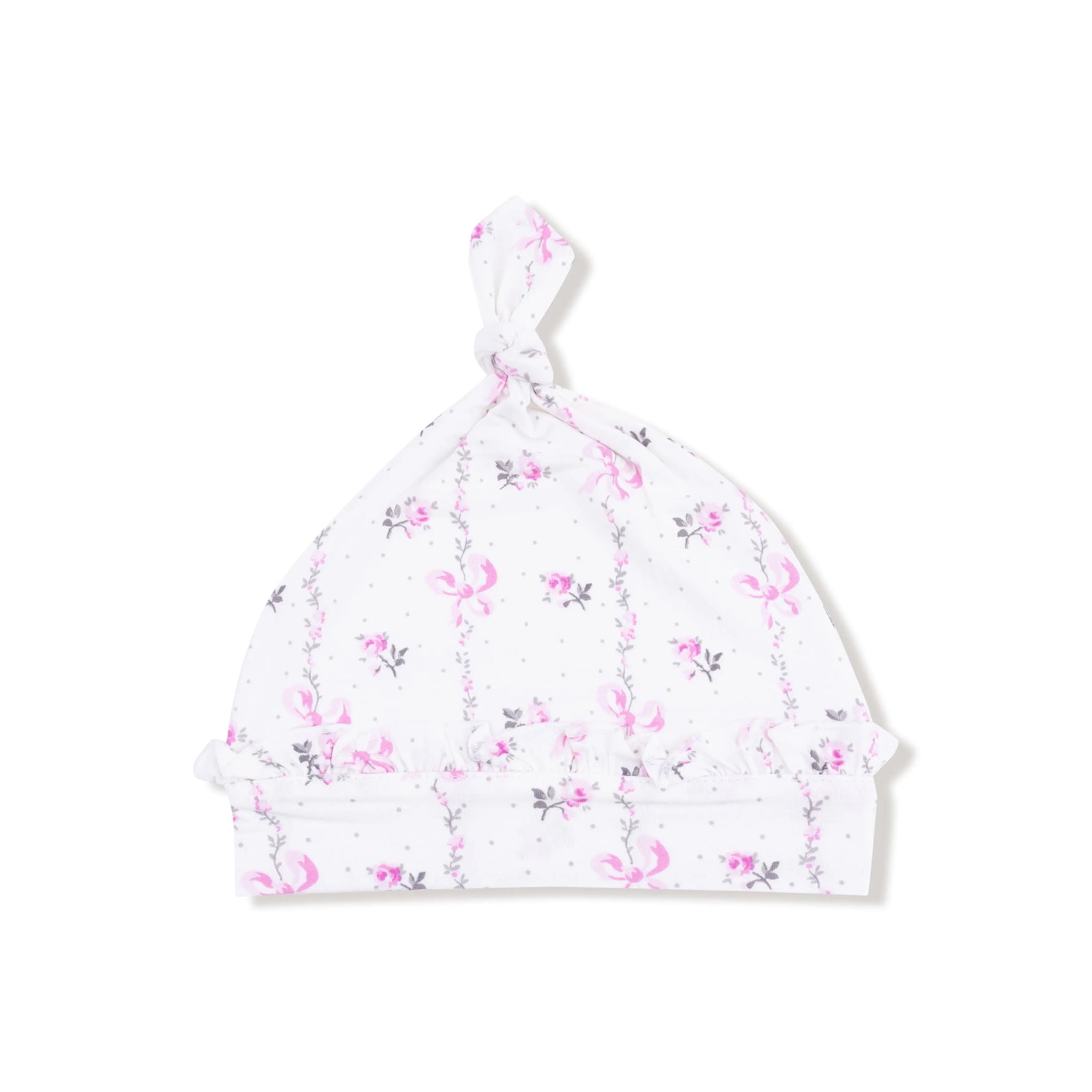 Angel Dear Ruffle Knotted Baby Hat With Soft Bamboo Viscose For Baby - Apparel & Accessories > Clothing Accessories > Baby & Toddler Clothing Accessories > Baby & Toddler Hats 496