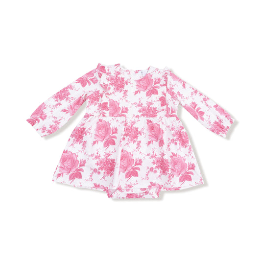 Ruffle Long Sleeve Bodysuit Dress For Baby By Angel Dear Angel Dear Everetts Place: Online Boutique