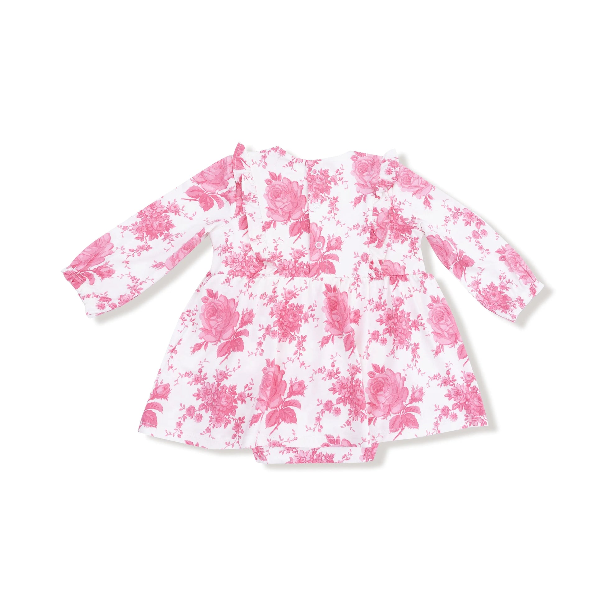 Ruffle Long Sleeve Bodysuit Dress For Baby By Angel Dear Angel Dear Everetts Place: Online Boutique