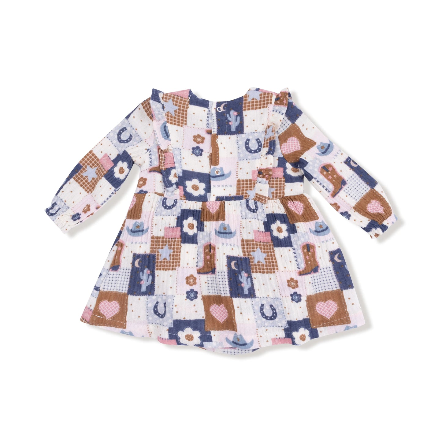 Ruffle Long Sleeve Bubble With Skirt For Baby Angel Dear Angel Dear Everetts Place: Online Boutique
