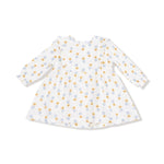 Angel Dear Ruffle Long Sleeve Bubble With Skirt Organic Cotton Muslin - Apparel & Accessories > Clothing > Baby & Toddler Clothing > Baby One-Pieces 972
