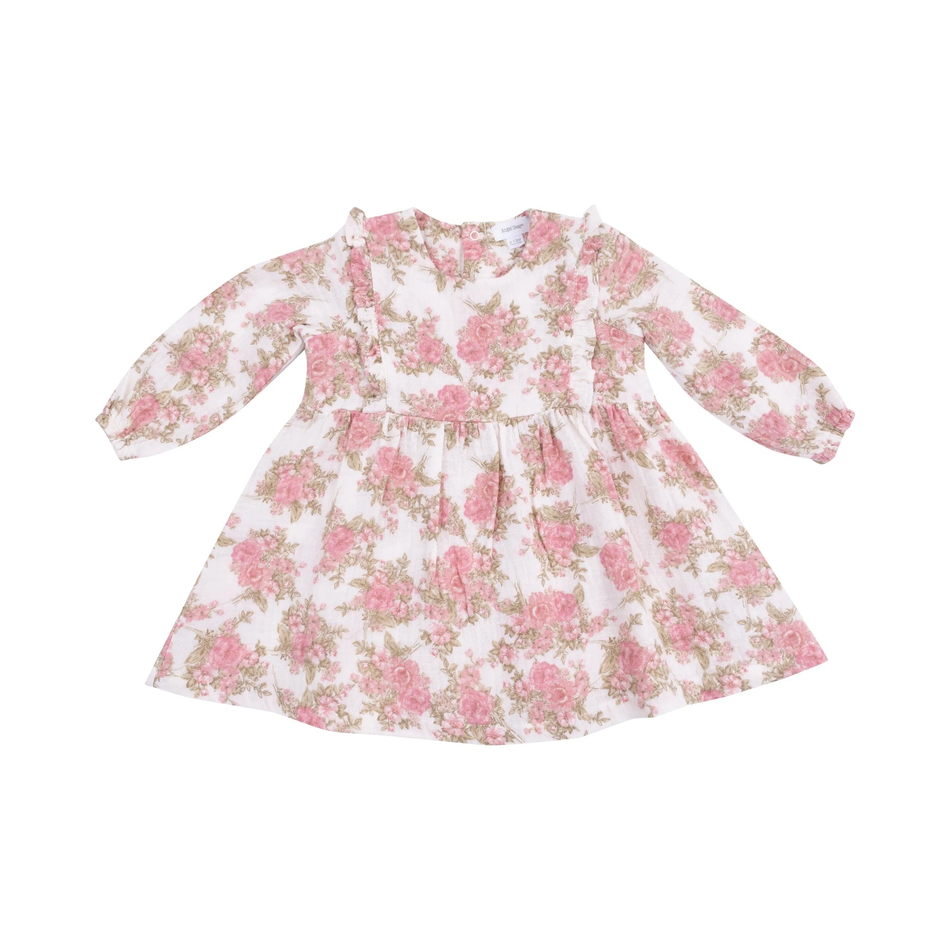 Ruffle Long Sleeve Dress And Ribbed Legging Set For Girls Angel Dear Everetts Place: Online Boutique