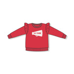 Angel Dear Ruffle Megaphone Sweatshirt for Kids Cheer Squad - Apparel & Accessories > Clothing > Baby & Toddler Clothing > Baby & Toddler Tops > Sweatshirts 411A