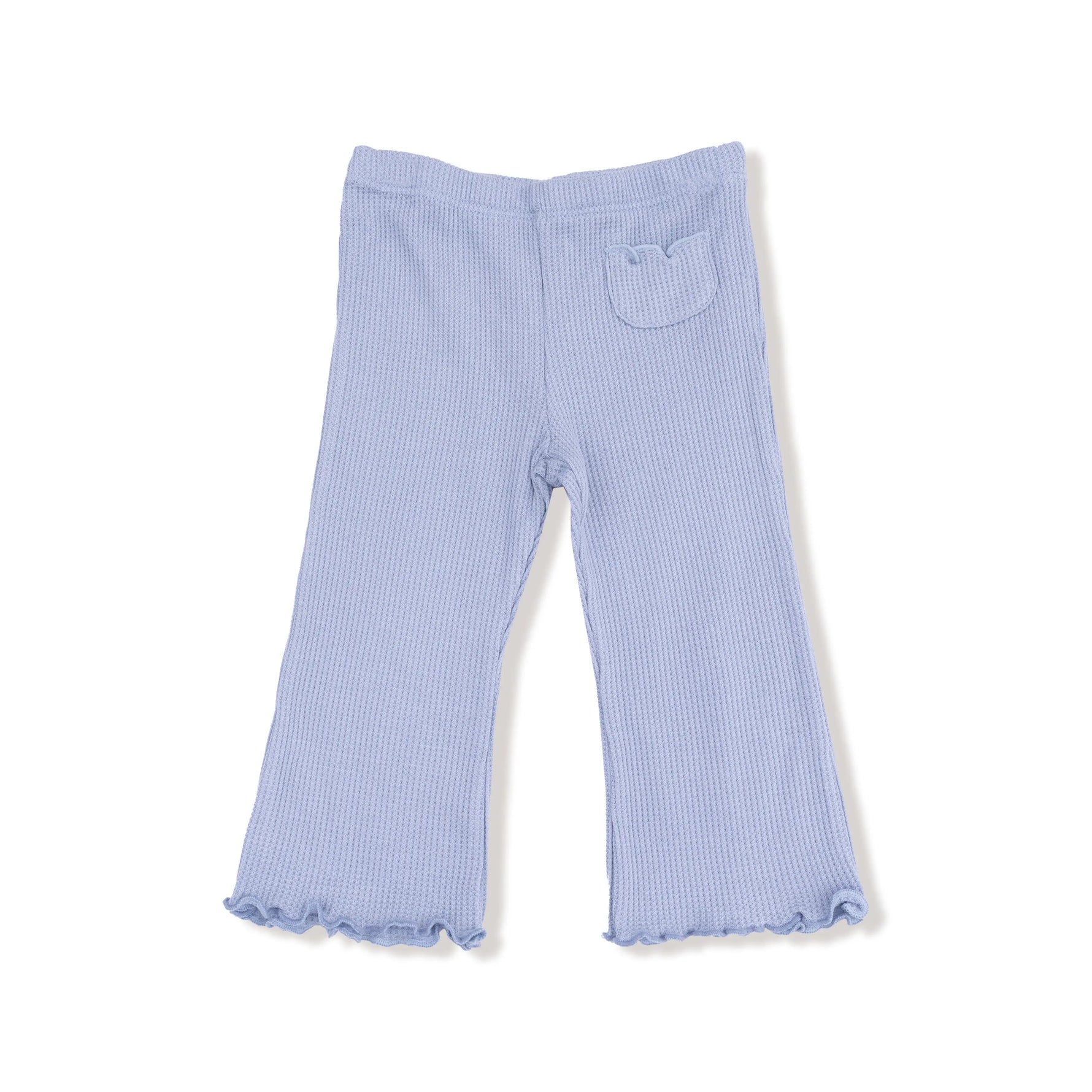 Angel Dear Ruffle Shoulder Rib Shirt and Waffle Flare Pant Set - Apparel & Accessories > Clothing > Baby & Toddler Clothing > Baby & Toddler Outfits 670