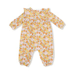 Angel Dear Ruffle Sleeve Organic Cotton Muslin Romper for Babies - Apparel & Accessories > Clothing > Baby & Toddler Clothing > Baby One-Pieces 217