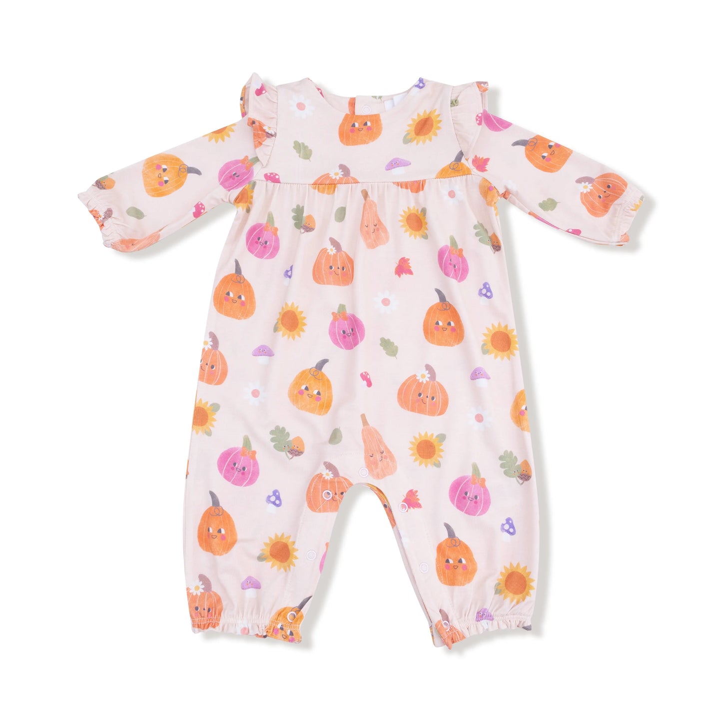Ruffle Sleeve Romper For Babies By Angel Dear Soft Bamboo Angel Dear Everetts Place: Online Boutique
