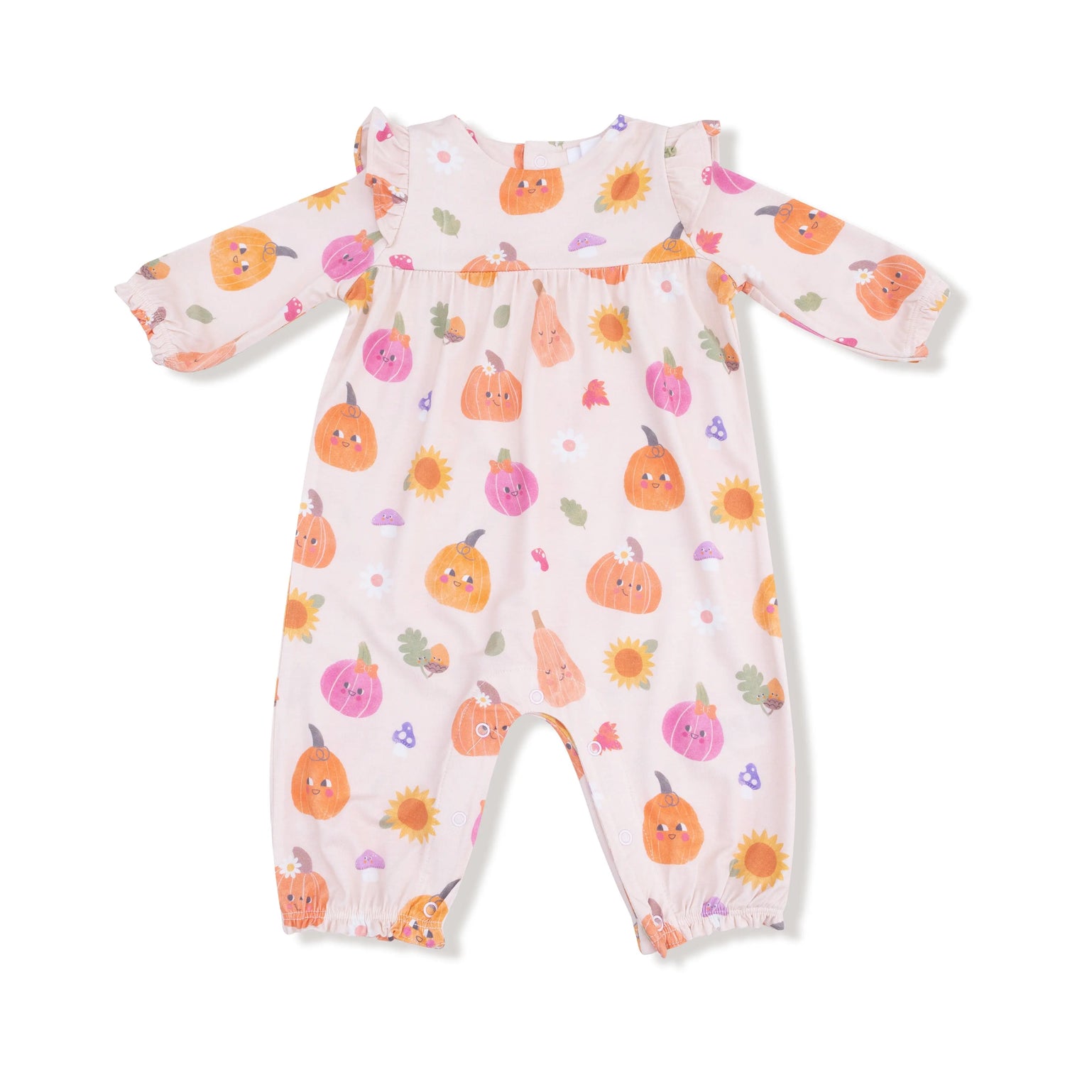 Angel Dear Ruffle Sleeve Romper For Babies By Angel Dear Soft Bamboo - Apparel & Accessories > Clothing > Baby & Toddler Clothing > Baby One-Pieces 100