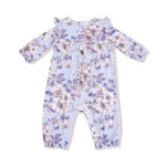 Angel Dear Ruffle Sleeve Romper For Baby Girls Soft Bamboo Viscose - Apparel & Accessories > Clothing > Baby & Toddler Clothing > Baby One-Pieces 100