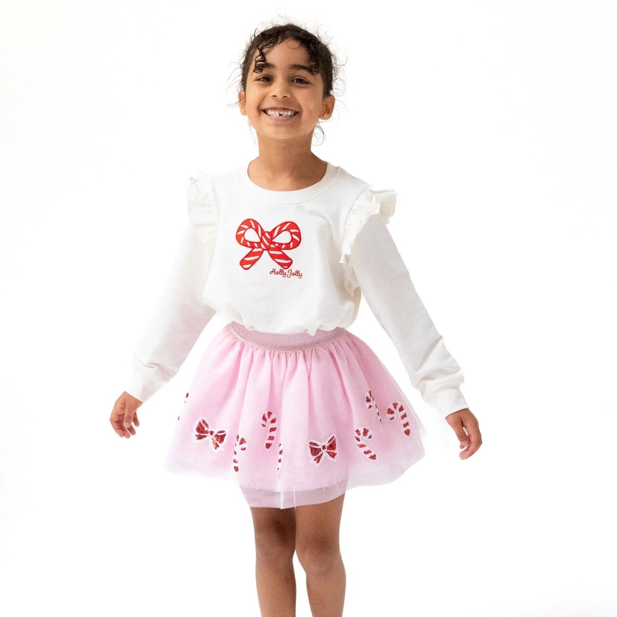 Angel Dear Ruffle Sweatshirt - Everetts Place Boutique - 