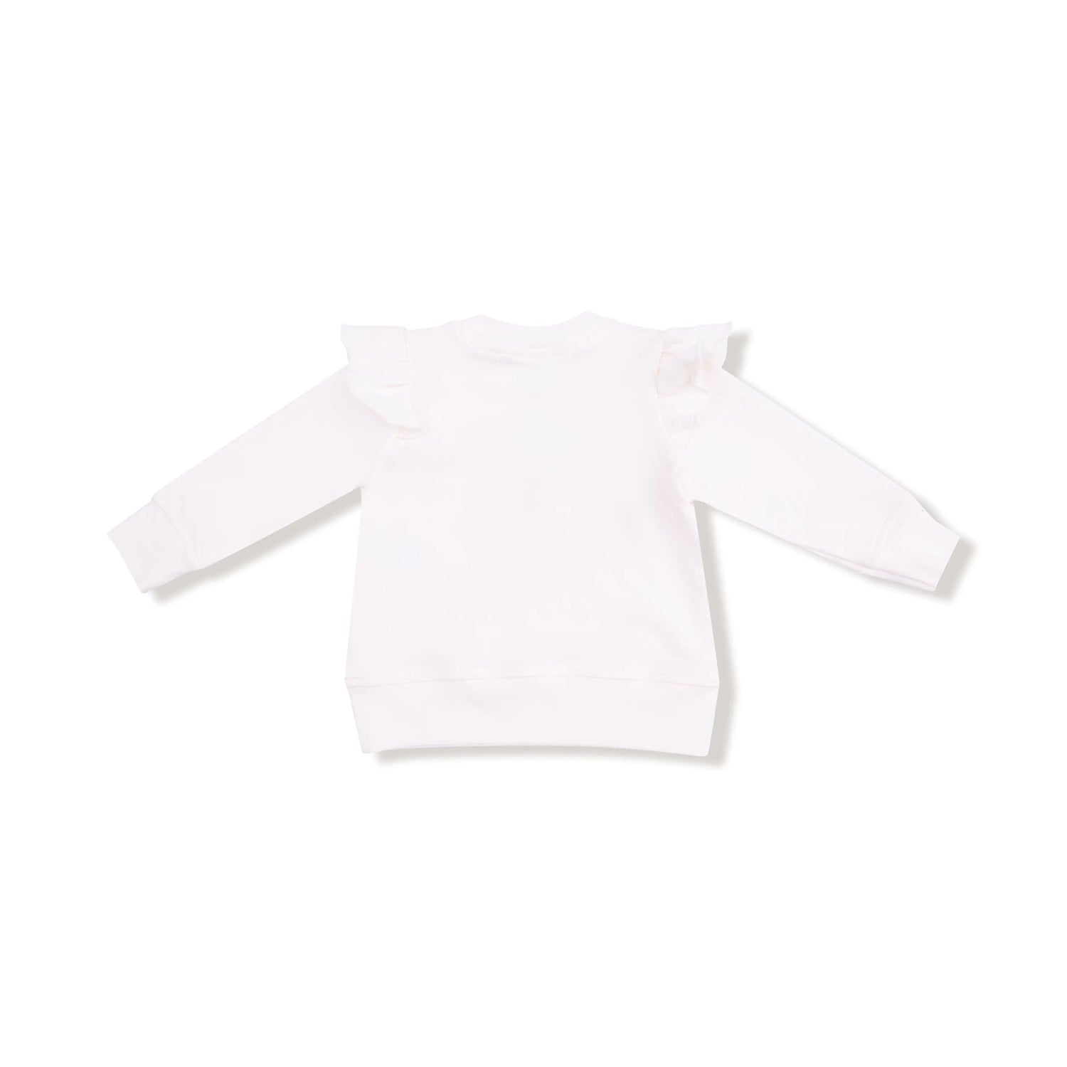 Angel Dear Ruffle Sweatshirt For Baby With Cutie Pie Embroidery - Apparel & Accessories > Clothing > Baby & Toddler Clothing > Baby & Toddler Tops > Sweatshirts 411