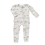 Harp Angel Boutique Eco-Friendly Bamboo Ruffle Zipper Romper for Stylish Baby Girls - Apparel & Accessories > Clothing > Baby & Toddler Clothing > Baby & Toddler Outfits Zipper