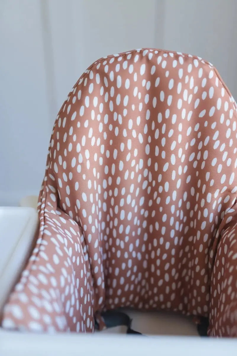 Little Joy Co. Rust Dots Cushion Cover For IKEA Antilop Highchair - Everetts Place Boutique - 