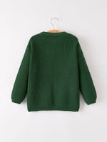 Rylee Faith Designs Rylee Faith Christmas Green Jelly Girls Pullover Sweater - Everetts Place Boutique - 