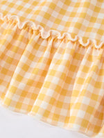 Rylee Faith Designs Smocked Plaid Dress With Fish Embroidery For Toddler Girls Special Occasions Rylee Faith Designs 