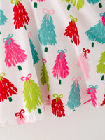 Rylee Faith Designs Rylee Faith Festive Christmas Tree Print Long Sleeve Dress - Apparel & Accessories > Clothing > Dresses Dress
