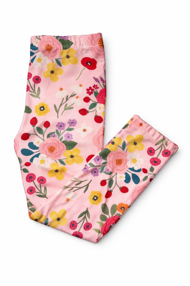 Mila & Rose SALE Bouquet Beauty floral print baby leggings