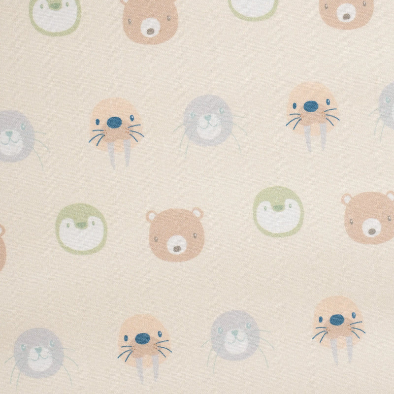 Sealy Children's Floor Cushion - Animal Faces and Beige Goosewaddle® | Newborn Baby Blankets Toys Teethers Bibs & More