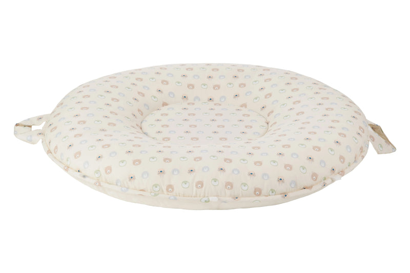 Sealy Children's Floor Cushion - Animal Faces and Beige Goosewaddle® | Newborn Baby Blankets Toys Teethers Bibs & More