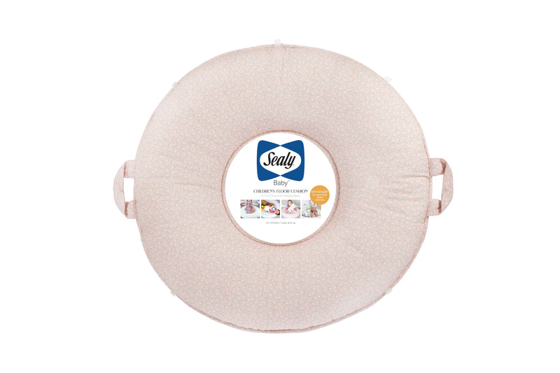 Sealy Children's Floor Cushion - Pink Floral Goosewaddle® | Newborn Baby Blankets Toys Teethers Bibs & More