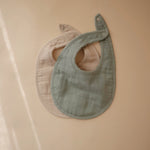 Mushie Muslin Bibs for Babies with Dual Snap Closure - Soft and Absorbent Multi-Layered Design - Baby & Toddler > Nursing & Feeding > Bibs Muslin Bib