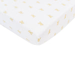 Teddy Bear Cotton Muslin Crib Sheet by Newcastle Classics at Everetts Place