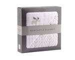 Mister Moose and Forest Arrow Cotton Muslin Newcastle Blanket by Newcastle Classics