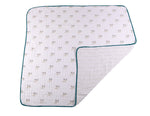 Mister Moose and Forest Arrow Cotton Muslin Newcastle Blanket by Newcastle Classics