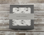 Sparrows Cotton Muslin Crib Sheet by Newcastle Classics at Everetts Place