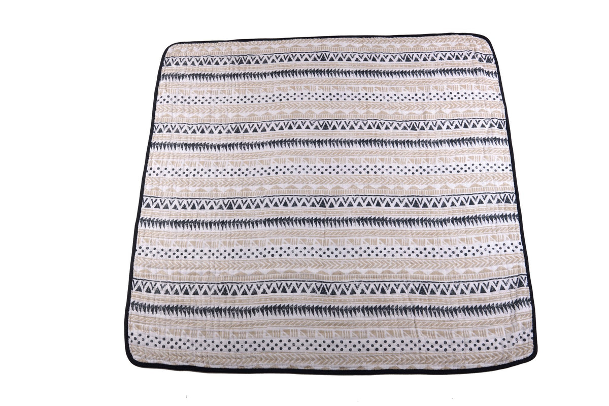Pyramid And Boho Fields Cotton Muslin Newcastle Blanket by Newcastle Classics (view 3 of 8)