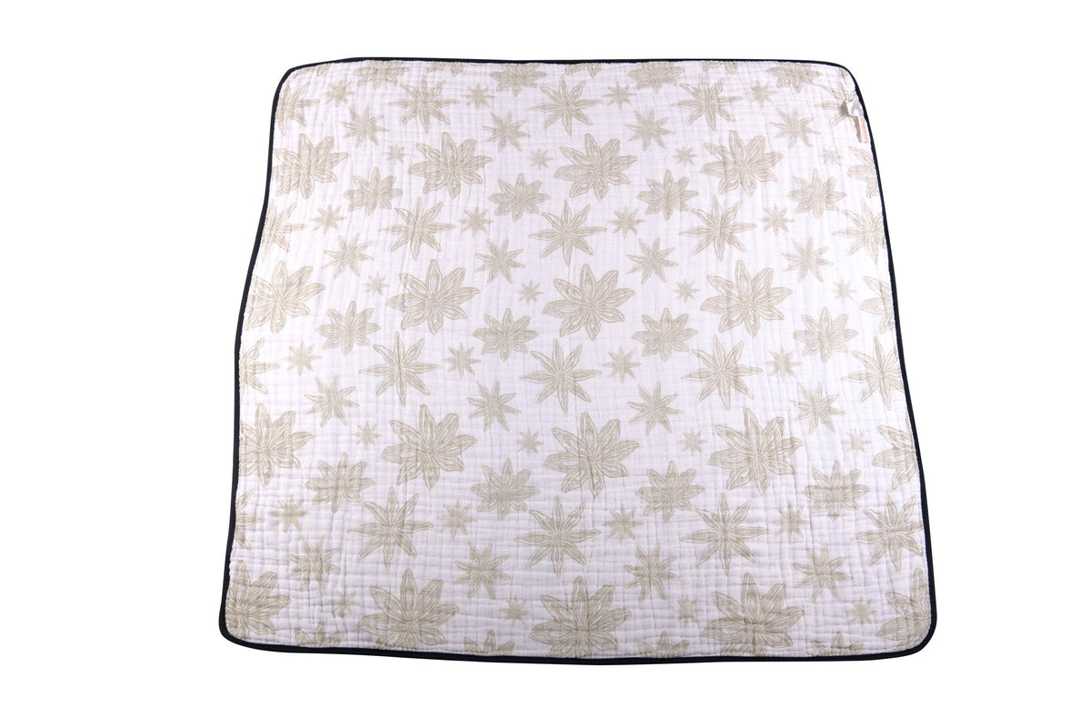 Pyramid And Boho Fields Cotton Muslin Newcastle Blanket by Newcastle Classics (view 4 of 8)