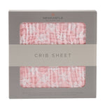 Newcastle Classics Primrose Pink Plaid Cotton Muslin Crib Sheet for Stylish Baby Nurseries - Home & Garden > Linens & Bedding > Bedding > Bed Sheets Cotton Crib Sheet