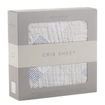 Mountain Peak Cotton Muslin Crib Sheet by Newcastle Classics at Everetts Place