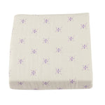 Organic Lavender Flower and White Bamboo Muslin Newcastle Blanket by Newcastle Classics at Everetts Place