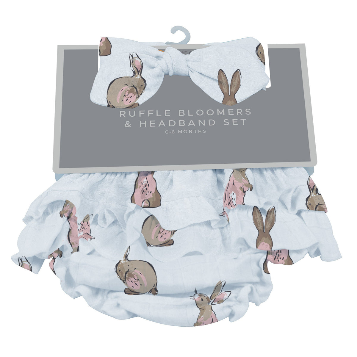 Powder Pink Bunnies Ruffle Bloomers and Headband Set - Baby & Toddler Clothing, Child, Linens, Infant, Baby Products | Everetts Place