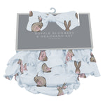 Powder Pink Bunnies Ruffle Bloomers and Headband Set - Baby & Toddler Clothing, Child, Linens, Infant, Baby Products | Everetts Place