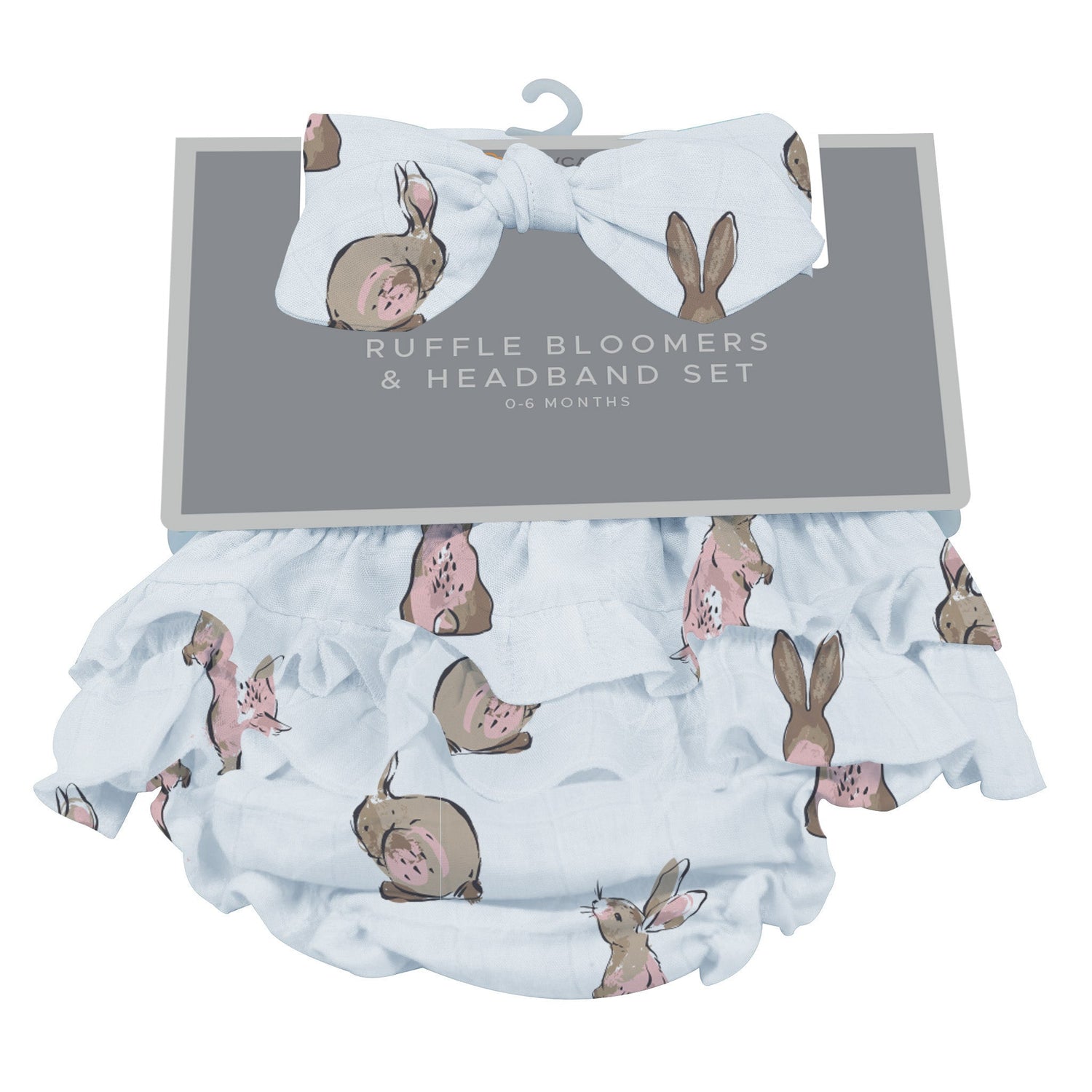 Powder Pink Bunnies Ruffle Bloomers and Headband Set - Baby & Toddler Clothing, Child, Linens, Infant, Baby Products | Everetts Place