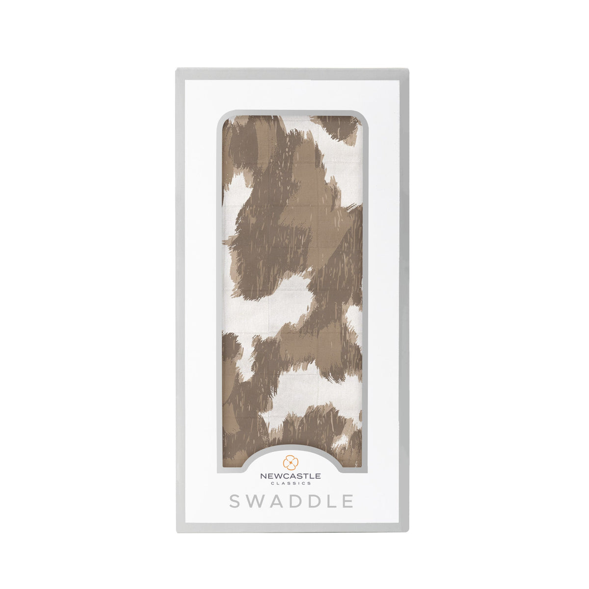 Yellowstone Cowhide Bamboo Swaddle - Natural material, Rug, Picture frame | Everetts Place