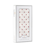 Organic Two Hearts Bamboo Swaddle by Newcastle Classics at Everetts Place