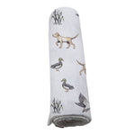 Lab and Ducks Bamboo Swaddle by Newcastle Classics
