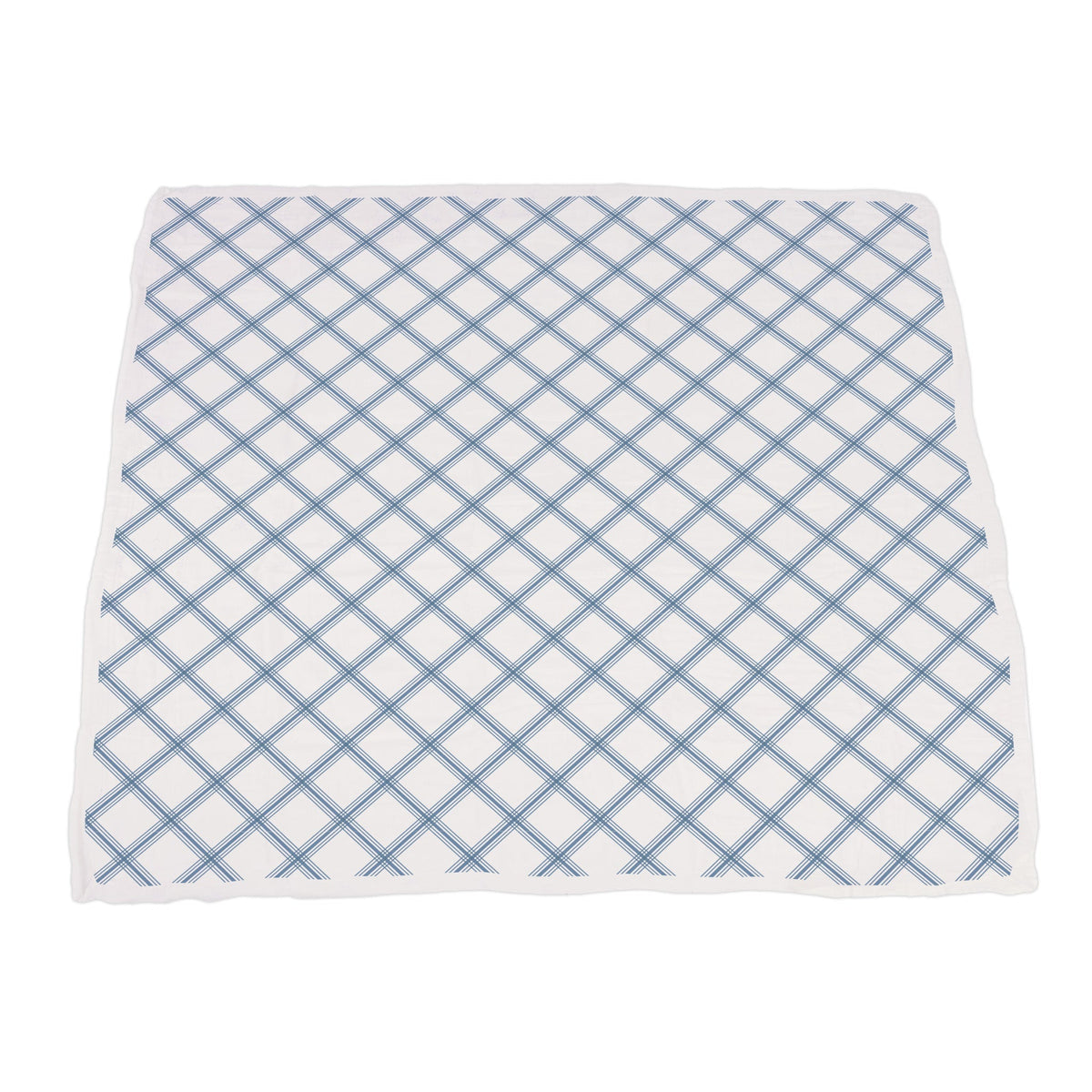 Muslin Blanket - Fire Trucks & Buffalo Plaid by Newcastle Classics