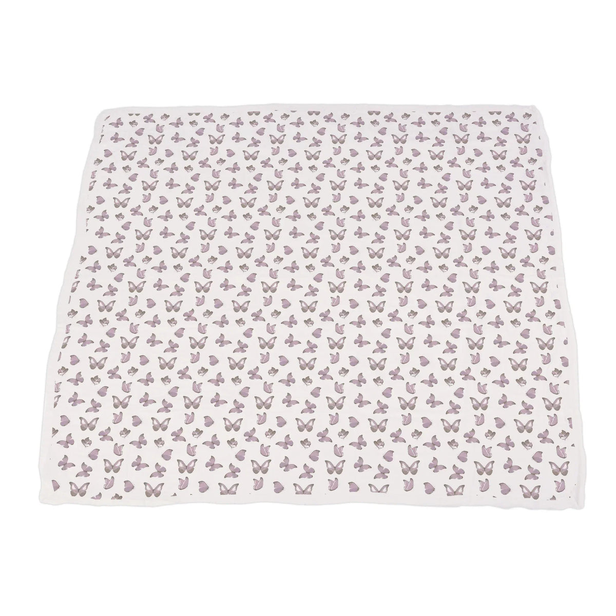 Winsome Butterflies and Orchid Lavender Cotton Newcastle Blanket by Newcastle Classics at Everetts Place
