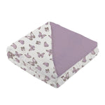 Winsome Butterflies and Orchid Lavender Cotton Newcastle Blanket by Newcastle Classics at Everetts Place